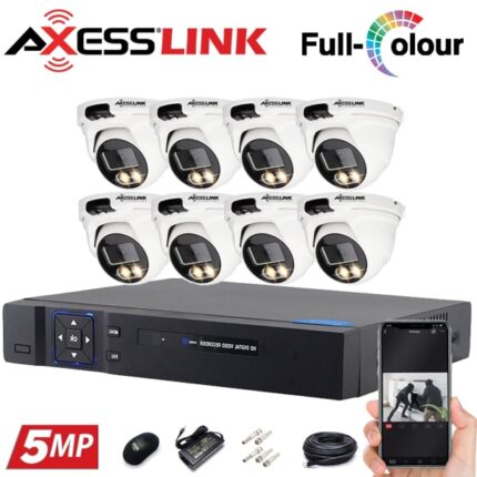 پکیج دوربین مداربسته 8 عددی دام 5mp- اکسس‌لینک