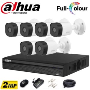 پکیج کامل دوربین مداربسته داهوا 4 عددی 2 مگاپیکسل |cooper b1a21p